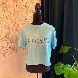 Women’s Cropped Chicago Shirt.